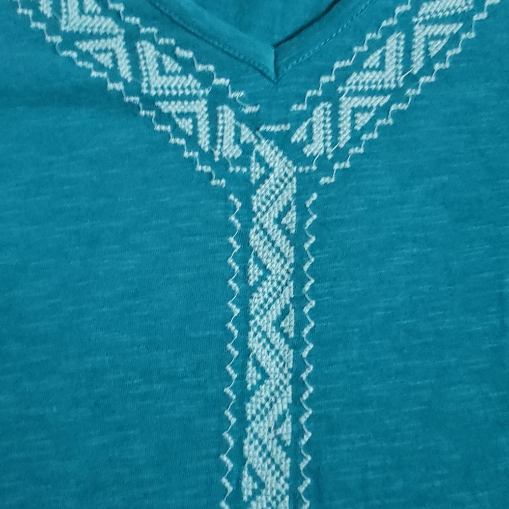 Natural Reflections Tee with Embroidery - Picture 6 of 7